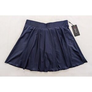 Kadyluxe Mini Skort Skirt Navy Blue Athletic Women's Large L - NWT